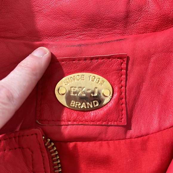 Italian LEATHER buttery soft Moto style jacket - Picture 14 of 16